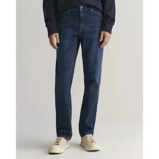 Gant für Herren. 1000261 Jeans Regular Fit blau (38/34), Lässig, Baumwolle, Denim