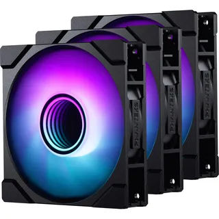 PHANTEKS M25 Gen2 Pwm D-rgb 120 mm Ventilator 3 Einheiten - Black
