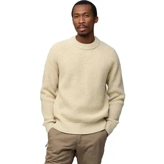 Fjällräven Övik Waffle Knit Sweatshirt, Light beige XXL