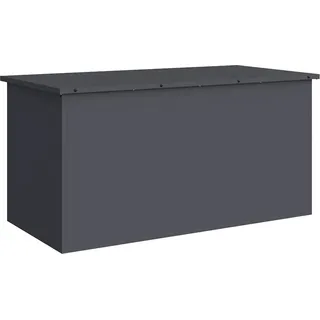 vidaXL Außenlagerbox Anthrazit 100 x 50,5 x 50 cm Stahl - Grau