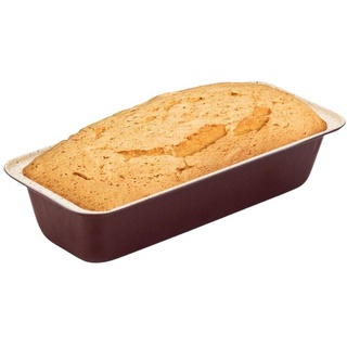 NAVA Backform Brotbackform Kastenform TERRESTRIAL mit Beschichtung aus Keramik und Granit zum Backen von Brot Pasteten Rührkuchen 33x14x6,5 cm