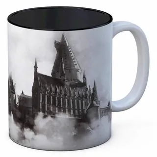 SD Toys Harry Potter Tasse Hogwarts, Keramik, Weiß, 8 cm
