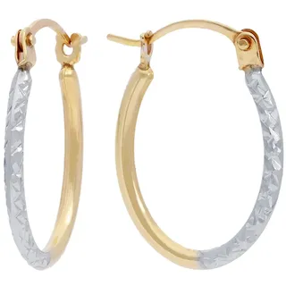 FIRETTI Creolen Schmuck Geschenk Gelbgold 375 2013796