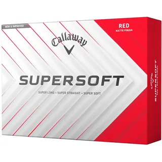 Callaway Golf Supersoft Golfball 2025, Rot