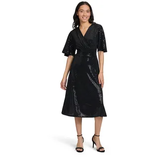 Vera Mont Cocktailkleid Glitzer-Look Schwarz 40