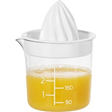 GastroMax Zitruspresse - Einfaches Entsaften von Limetten, Zitronen und Orangen - ml-Markierungen - Langlebiger SAN-Kunststoff - Spülmaschinenfest - BPA-frei - Hergestellt in Schweden