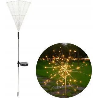 SOLAR Garten Lampe BUNTES Feuerwerk 200 LED WEIHNACHTSDEKORATIVE