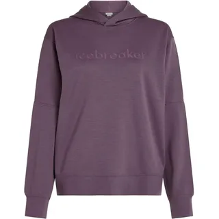 Icebreaker Kapuzenpullover Grau Plum XL