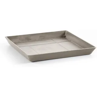 Ecopots Untersetzer quadratisch Braungrau 35,5 cm