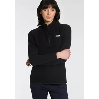 The North Face Glacier 1/4 Zip Sweatshirt, TNF Black/Npf, XS