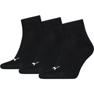 Puma Quarter Socken 3 Paar Schwarz 47-49