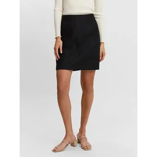 Vero Moda Damen VMFORTUNEALLISON HW Short Skirt GA NOOS Rock, Black, XS