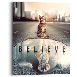 Reinders! Holzbild »Set Your Mind« 1 Stk. tlg., braun