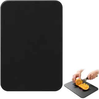 Schneidebrett aus TPU Kunststoff, 37 x 25 x 0,5cm Extra Groß - Rutschfest, Spülmaschinenfest und Messerfreundlich, Leicht zu Reinigen, BPA-frei - Schneidebretter für Fleisch, Brot, Obst