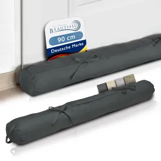 Beautissu Viento Zugluftstopper 10x90cm Anthrazit