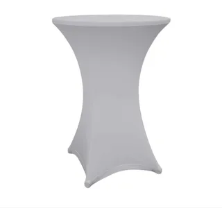 Lumaland 1x hochwertige Stehtischhusse 80-85 cm, ÖKO-TEX® Zertifikat | Stretch Tisch-Überzug schnelltrocknend, Husse mit Verstärkung im Fußbereich | Waschbar, pflegeleicht & langlebig