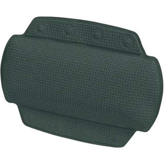Spirella - Badewannenkissen Alaska Dunkelgrün Mit 8 Saugnäpfen Antibakteriell - Rutschhemmend Waschbar - 23 x 32 cm