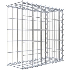 Bild Gabione silbergrau, Maschenweite 5 x 10 cm