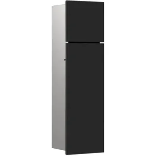 EMCO Asis Pure Hochschrank 60 x 17 cm Schwarz Matt MDF