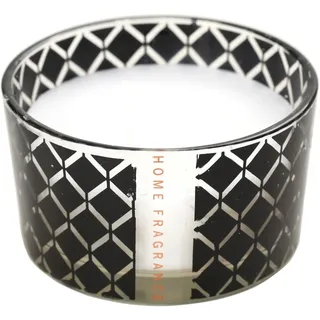 Um Mitternacht Kerze Glas Duft Vanille, Paraffin, schwarz, 10,7 x 10,7 x 6,2 cm