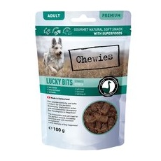 3x100g Struț Lucky Bits Adult Chewies Snackuri câini