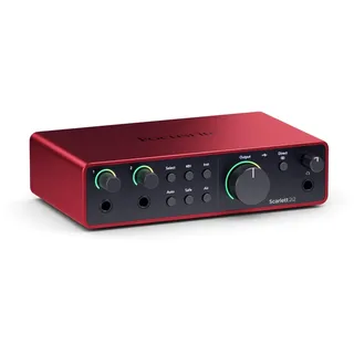 FOCUSRITE Scarlett 2i2 4th Gen — 2-in/2-out audio interface