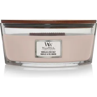Woodwick Vanilla & Sea Salt Duftkerze 454 g rosa