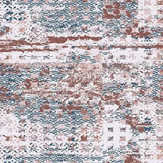 Homemania Teppich für Eingangsbereich, Küche, Schlafzimmer, Wohnzimmer, Mehrfarbig aus Polyester, Baumwolle, 80 x 200 cm