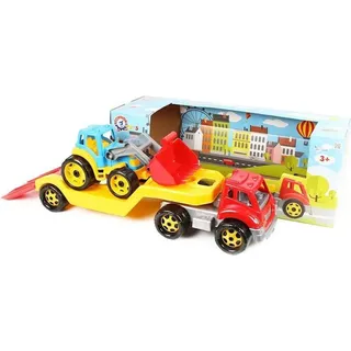 Transporterfahrzeug mit Traktor beweglichen Elementen rotierendem Abschleppwagen-Set