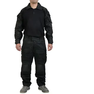 Delta Tactics Kampfuniform-set - Multicam Black - XL