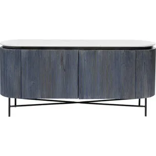 Kare-Design SIDEBOARD Anthrazit, Schwarz, Weiß - 160x75x45 cm