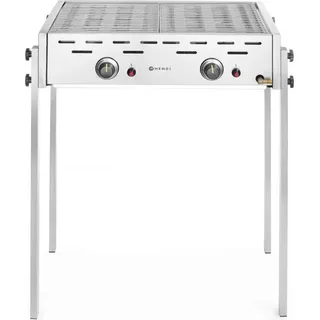 HENDI Gasgrill Roast-Master Pro, 11,6kW, 790x560x(H)900mm - Schwarz