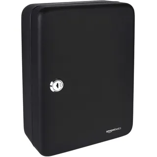 Amazon Basics Schlüsselkasten für 48 Schlüssel 19,99 x 17,78 x 24,89 cm Schwarz