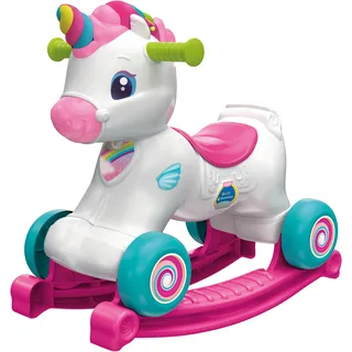 Clementoni® Schaukeltier »Baby Clementoni, 3in1 Schaukel-Einhorn« mit Sound; Made in Europe, bunt