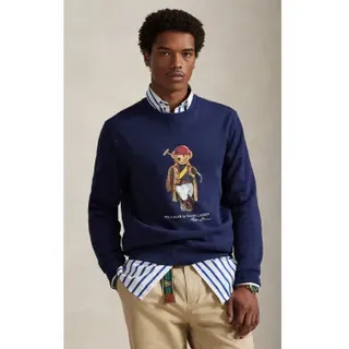 Polo Ralph Lauren für Herren. 710B14625001 Polo-Bär Pullover navy (M), Blau, Lässig, Baumwolle