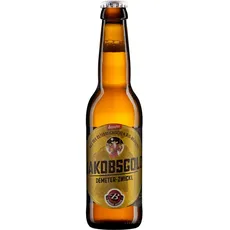 BIO Bier Jakobsgold 330ml - bei Vollmond gebraut - Kraft - Magie - naturtrüber Genuss - demeter Zwickl von Brauhaus Gusswerk