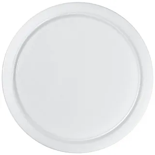 DaloLindén Kesper Schneidbrett Kunststoff 2-tlg. Ø 25 cm Weiß