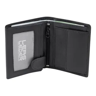 LEAS Mini-Kombibörse Unisex Portemonnaie schwarz