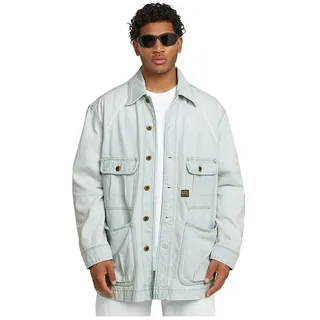 G-star Oversized Chore Jeansjacke - Beached Faded Clifton Blue - S