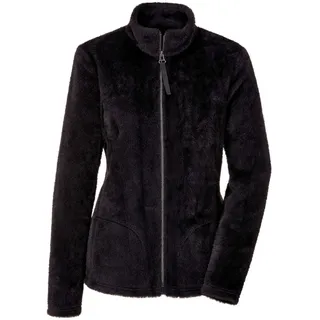GOLDNER Kurzjacke "Kurzgröße Teddyjacke mit Glanzeffekt" Glitzereffekt, schwarz