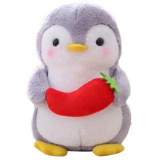 LICHENGTAI Kuscheltier Pinguin, 45cm Süße Pinguin Cuddlekins Stofftier Plüschtier Klein Pinguin Plüschpuppe Tier Kissen Flauschiges Geschenk für Mädchen Jungen Freunde Valentinstag Geburtstag