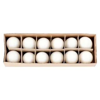 Enteneier Natur 12 Stück, ausgeblasen, gereinigt und desinfiziert | Naturbelassene Ostereier | Ideal zum Basteln, Bemalen und Aufhängen | Deko-Ostereier Set für Oster- und Frühlingsdeko