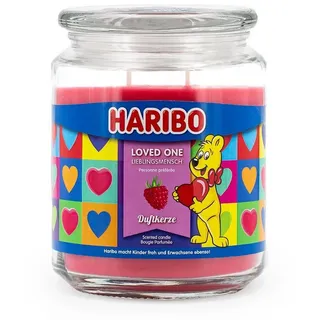 HARIBO Loved One Duftkerze 510 g rot