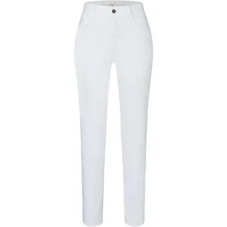 Stretch-Jeans MAC "Dream", Damen, Gr. 40, Länge 32, weißdenim32, Denim/Jeans, Obermaterial: 48% Polyester, 47% Baumwolle, 5% Elasthan, eng normal, Jeans Stretch-Jeans, mit Stretch für den perfekten Sitz