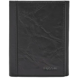 Fossil Herren Dreifach Gefaltete Brieftasche Geldbörse, Neel-Schwarz, Einheitsgröße