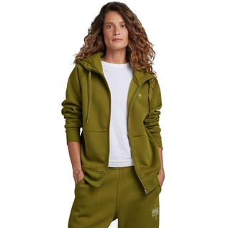 G-STAR RAW Damen Premium Core 2.1 Hooded Zip Thru Sweatshirt, Grün (Avocado D22727-C235-D612), S