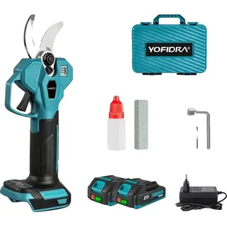 Elektrische Scheren, bürstenloser Motor, ergonomisches Design, 2xBatterie Set