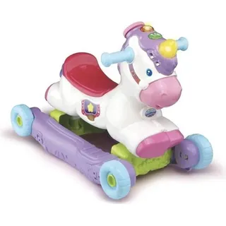 VTECH BABY Cléo Ma Licorne Basculo 2in1 Schaukeltier, Sprechend und Leuchtend, Rosa, 12-36 Monate - Bunt