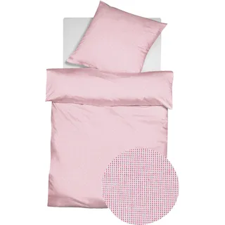 FLEURESSE Porto kariert Baumwolle Rot 200 x 200 cm + 2 x 80 x 80 cm