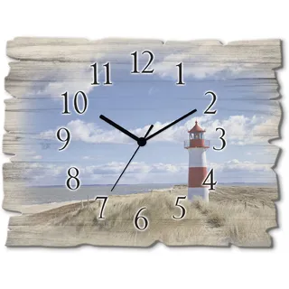 ARTland Leuchtturm Sylt 40,0 cm Quarz blau